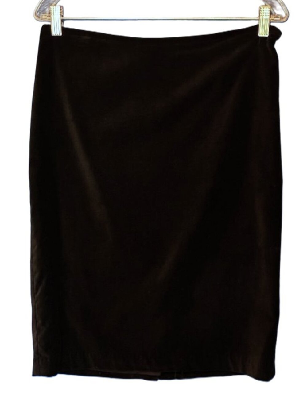 Lauren Ralph Lauren Black Velvet Pencil Skirt Women’s Lined Elegant Size 4(ish)!